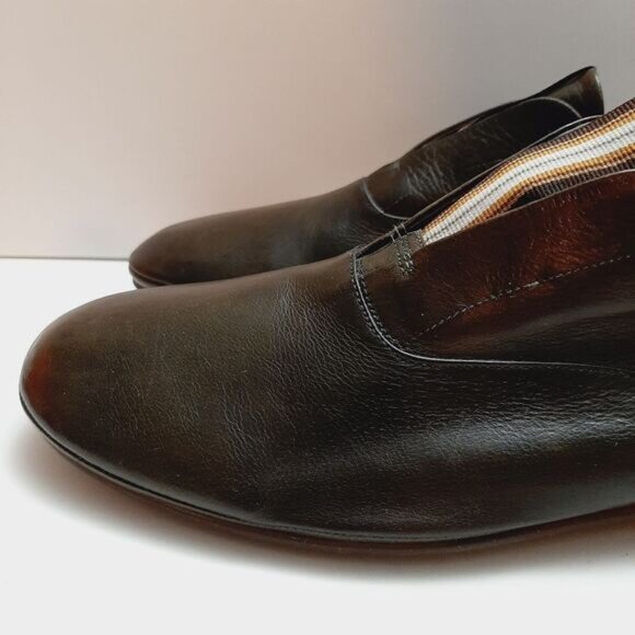 BARRATS 1890 \ Driving Slip-On Loafer Leather Shoes Deep Green Men's Sz US 8.5 - Picture 9 of 16